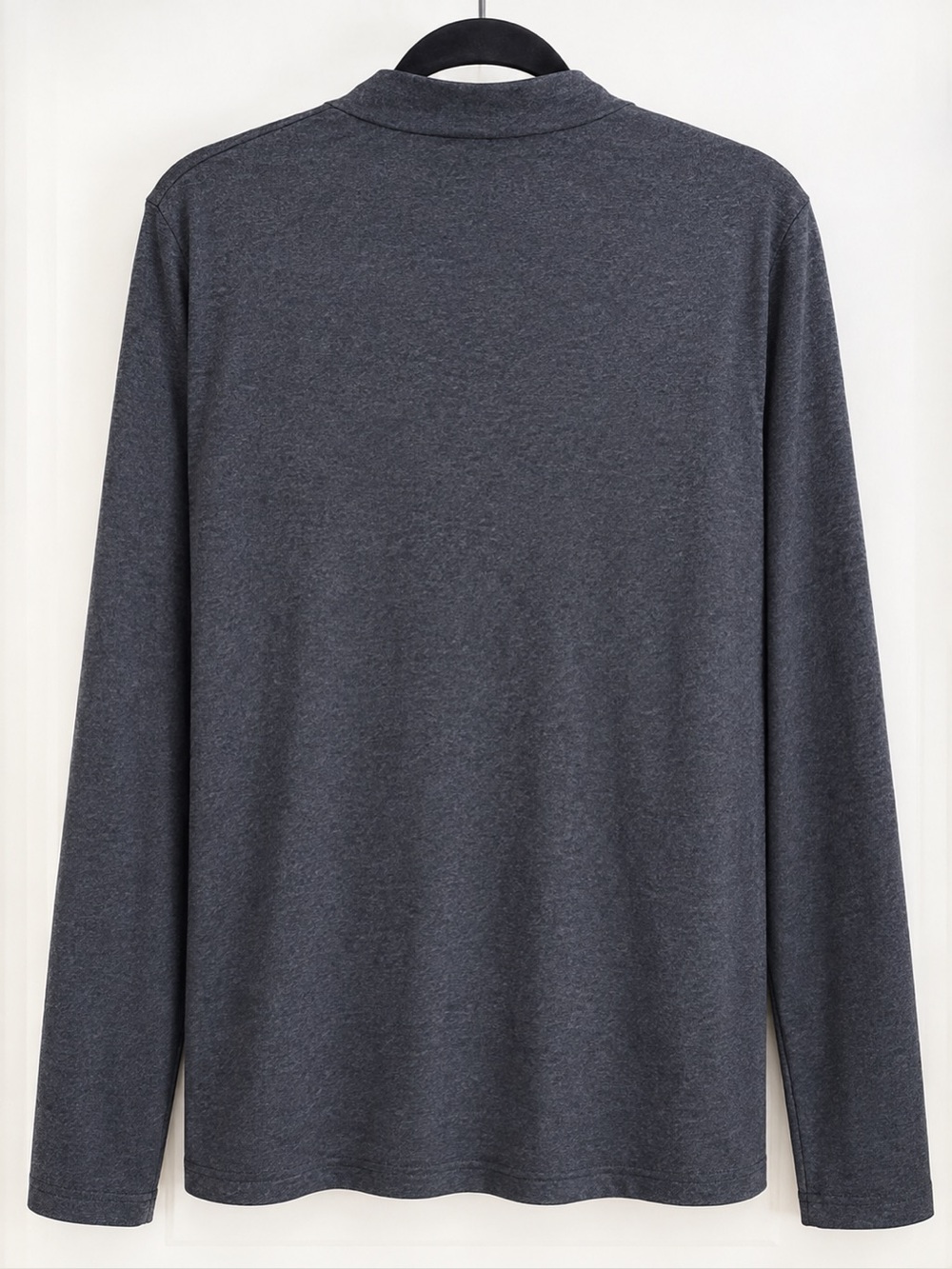 Brooks Brothers Faux Wrap Long-Sleeve Top Shimmery Charcoal LARGE NWT - Picture 8 of 11